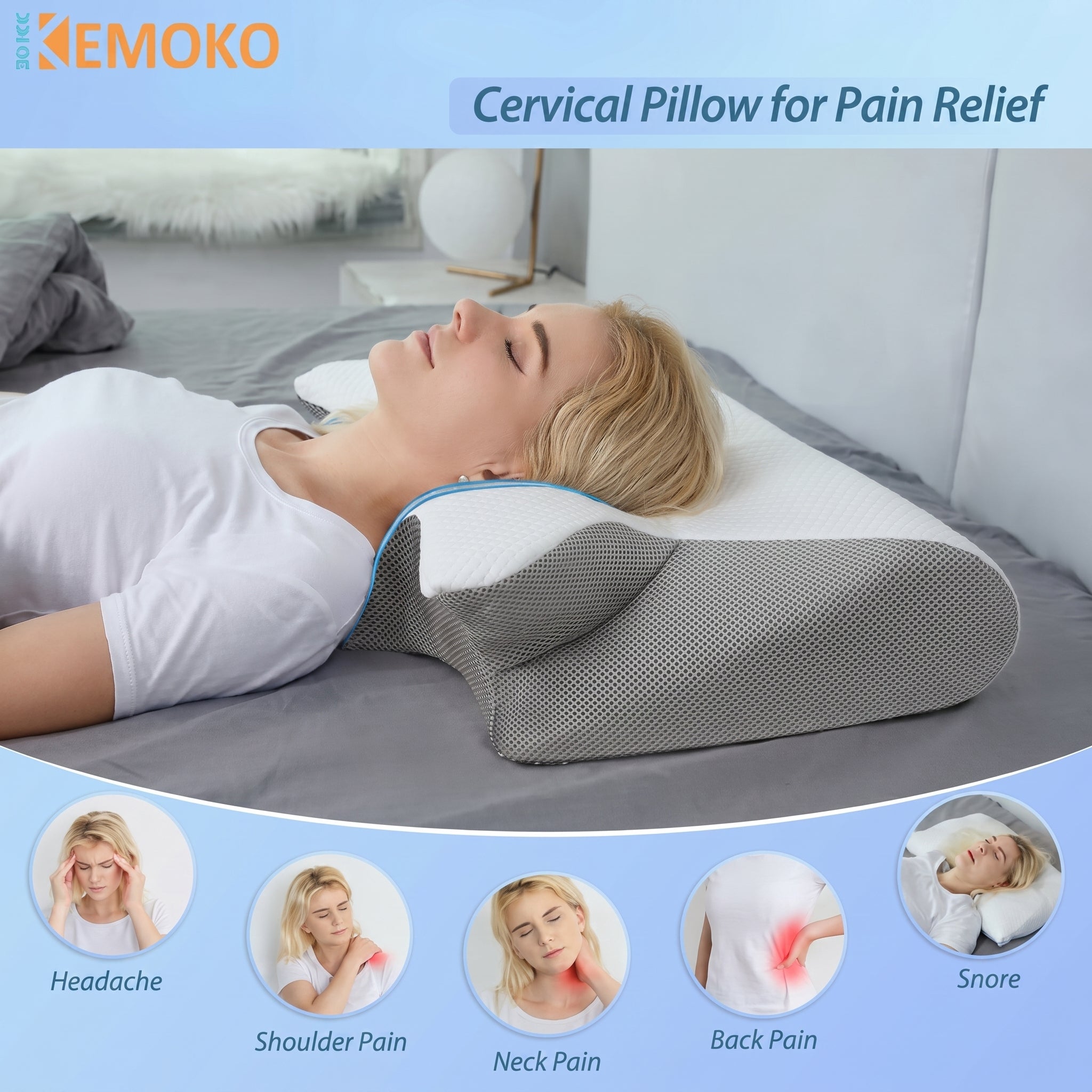 Ergonomic Cervical Pillow
